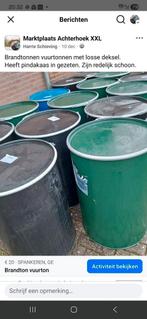 Vuurton brandton 200 liter, Tuin en Terras, Vuurkorven, Ophalen of Verzenden