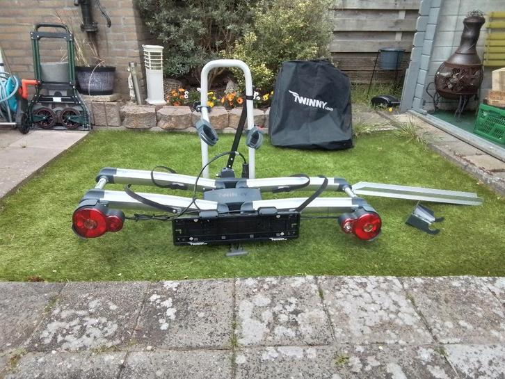 Twinny load fietsendrager, Auto diversen, Fietsendragers, Zo goed als nieuw, Trekhaakdrager, 2 fietsen, Elektrische fiets, Ophalen