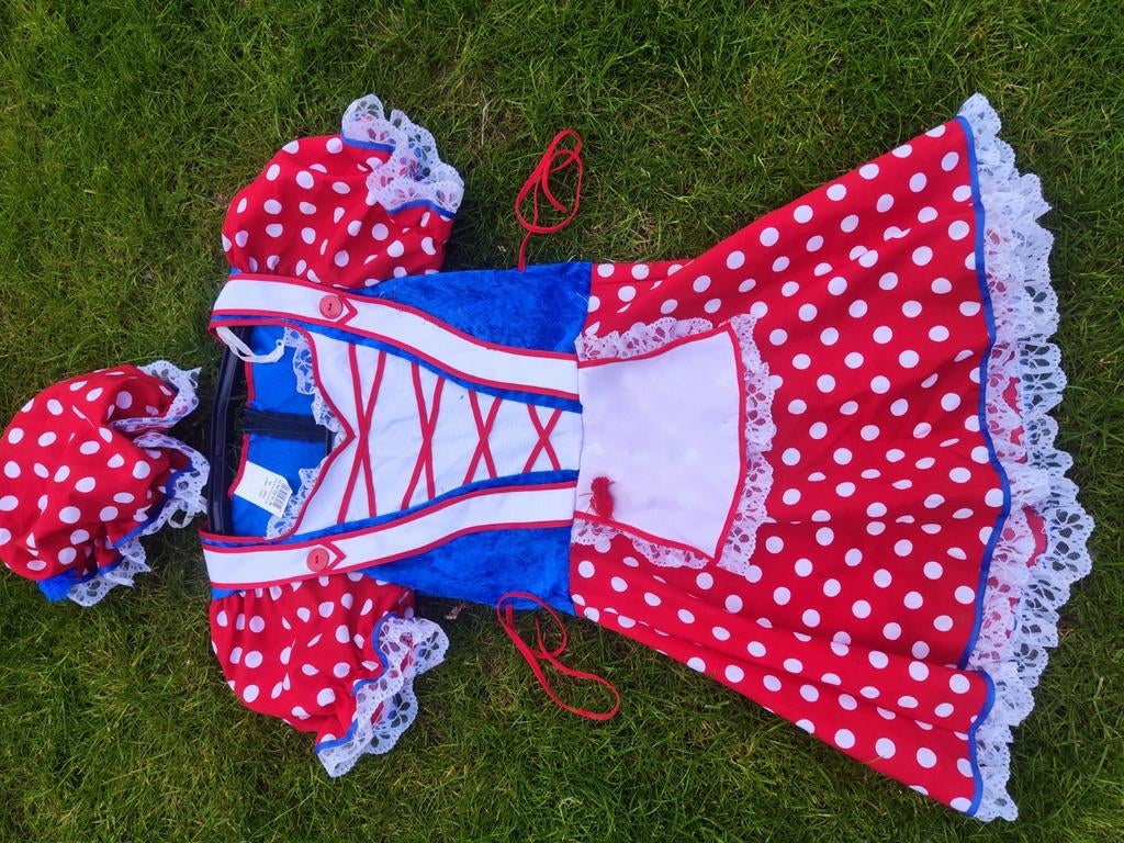 Minnie Mouse verkleedjurk XS/S, Kleding | Dames, Carnaval, Ophalen of Verzenden, Zo goed als nieuw, Kleding