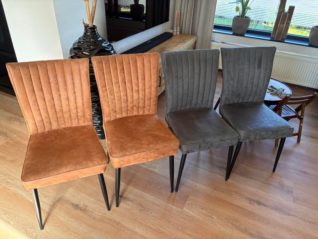 Eetkamerstoelen, Ophalen, Gebruikt, Overige kleuren, Vier