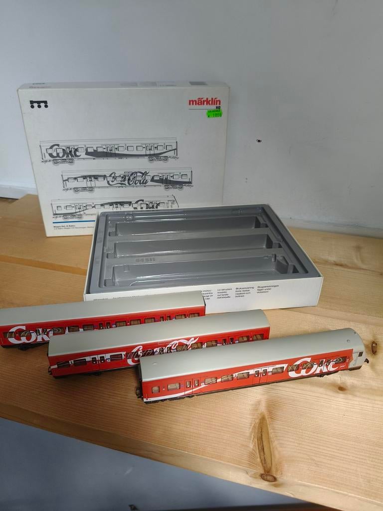 Märklin Coca-Cola wagons, Ophalen of Verzenden, Zo goed als nieuw, Wagon, Märklin