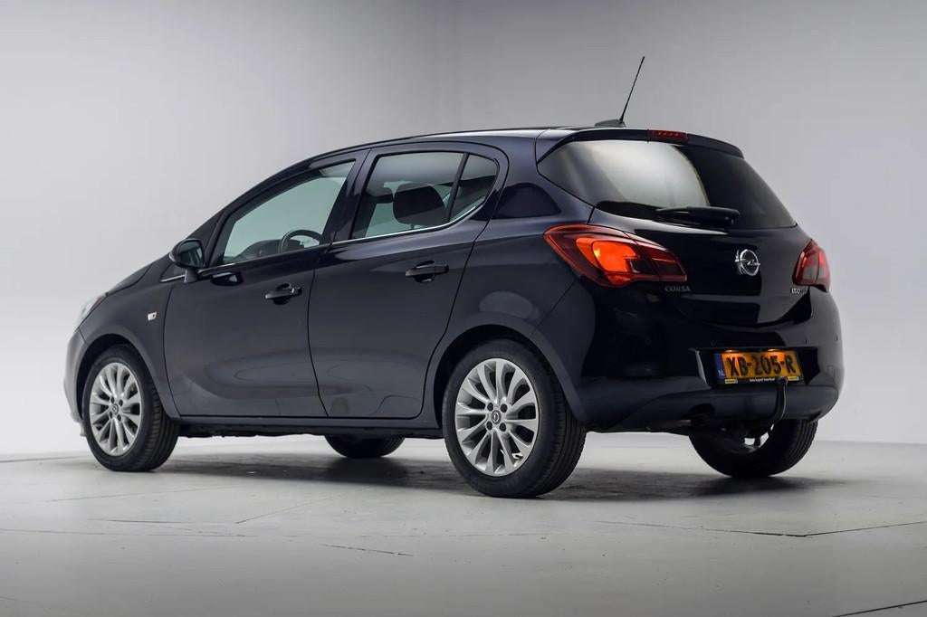 Opel Corsa 1.0 Turbo Online Edition [Navi Cruise Camera ], Auto's, Gebruikt, Blauw, 49 €/maand, Origineel Nederlands