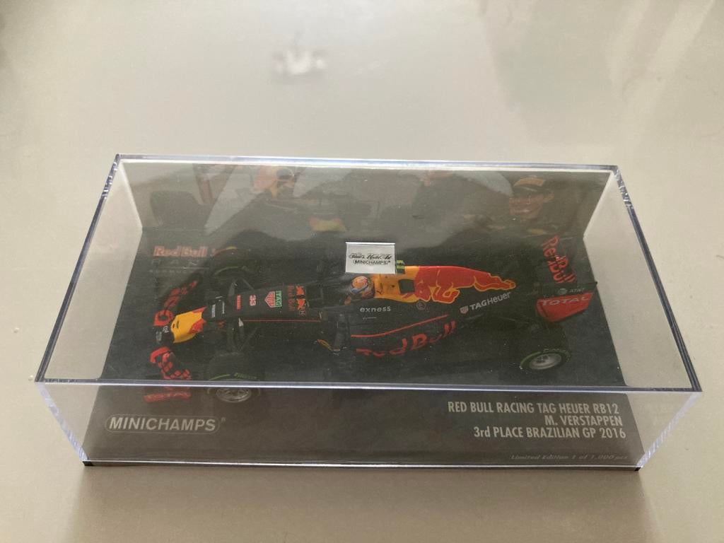 Max Verstappen rb12 brazilian gp 2016 limited edition, Ophalen of Verzenden, Nieuw, Formule 1