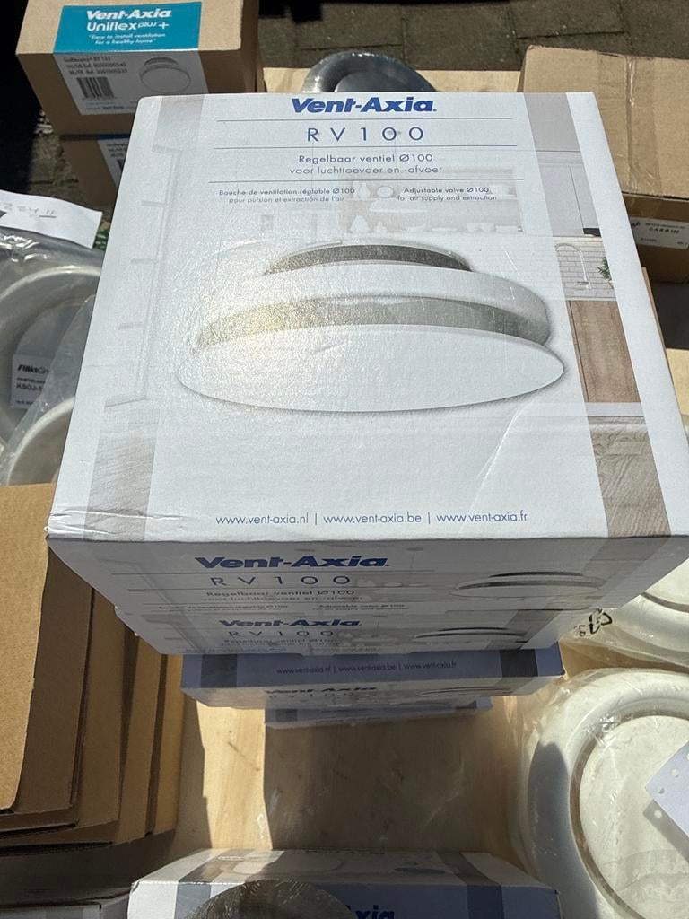 Vent-Axia RV100 Regelbaar Ventiel Ø100, Ophalen of Verzenden, Nieuw, Ventilator en Afzuiger