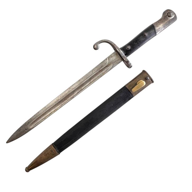 Braziliaanse M1908 bajonet – Alex Coppel, Verzamelen, Militaria | Algemeen, Landmacht, Mes of Dolk, Duitsland, Ophalen of Verzenden
