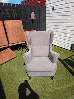IKEA Strandmon oorfauteuil grijs, gratis!, Huis en Inrichting, Fauteuils, Ophalen, Gebruikt, 75 tot 100 cm, 75 tot 100 cm