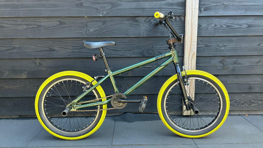 B’twin BMX wipe 500, Ophalen, Staal, Velgrem, 20 tot 24 inch