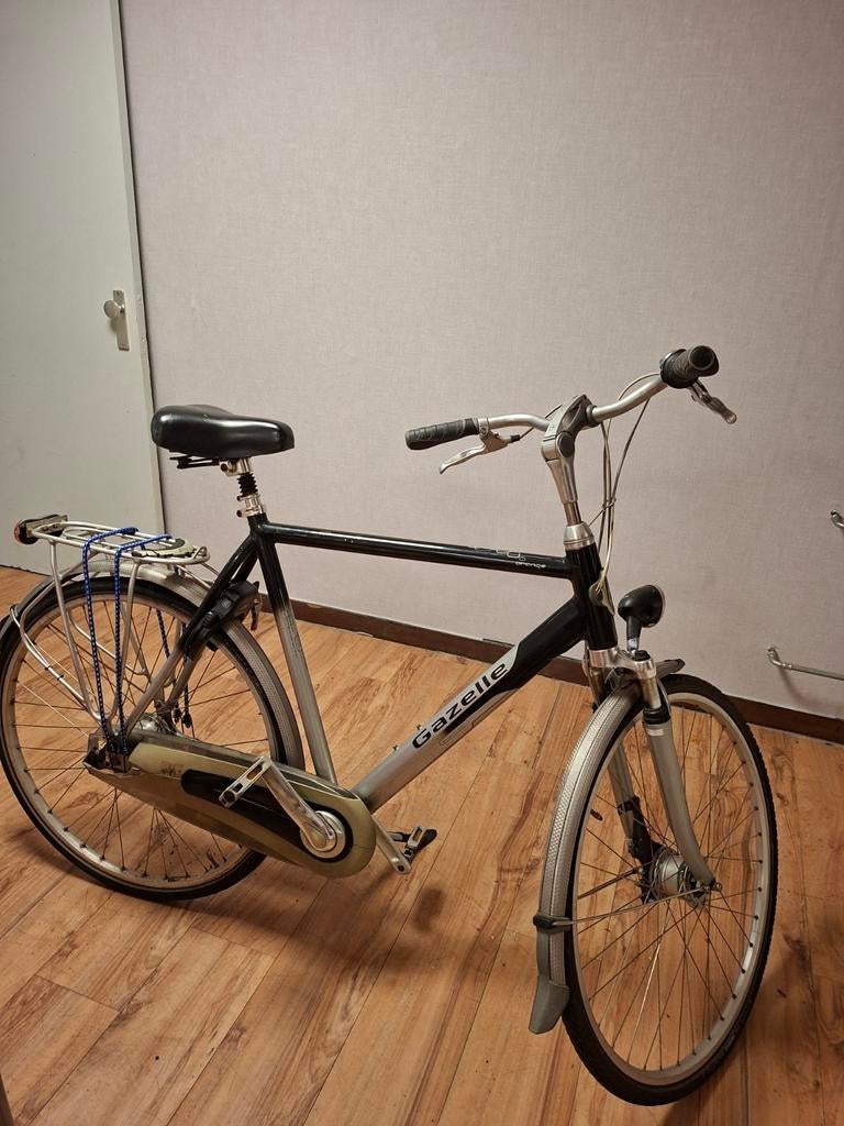 Gazelle Orange herenfiets, framehoogte 59 cm, Gebruikt, Versnellingen, Ophalen of Verzenden, 57 tot 61 cm