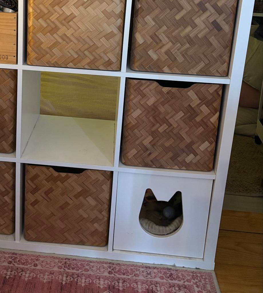 IKEA Kallax kast katteninzet, Ophalen, Gebruikt