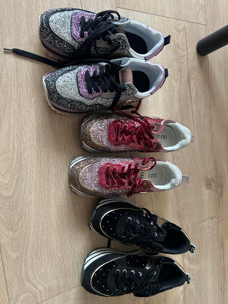 Liu Jo glitter sneakers, Ophalen of Verzenden, Gedragen, Overige kleuren, Sneakers of Gympen