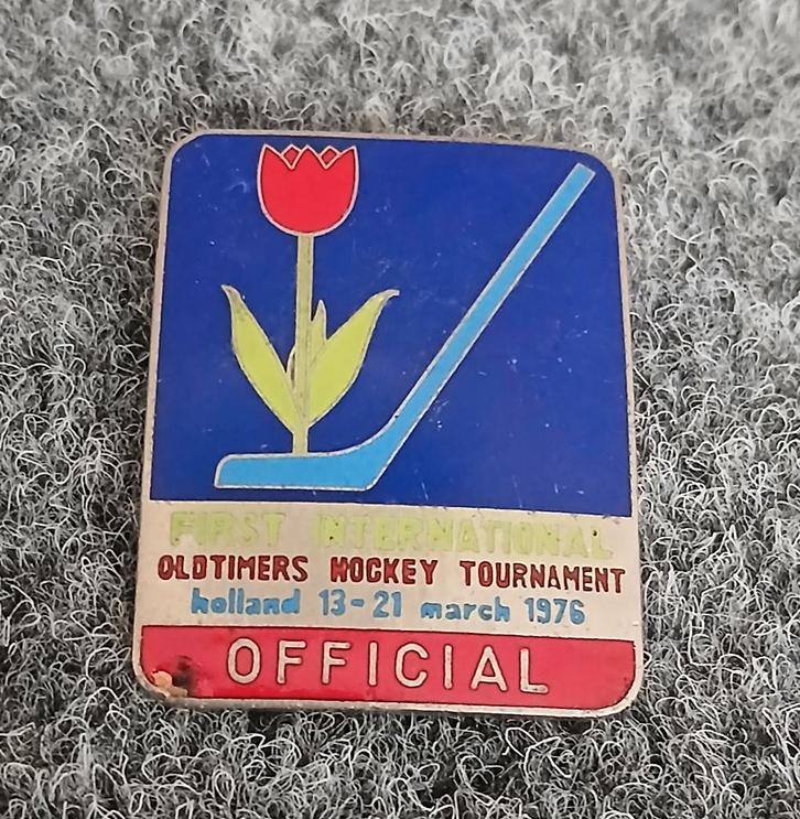 First International Oldtimers Hockey Tournament official, Sport en Fitness, IJshockey, Gebruikt, Overige typen, Ophalen of Verzenden