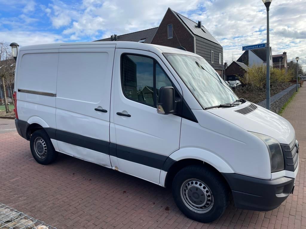 Volkswagen Crafter 2.0 TDI L1H1 2012 Cruise | Airco | MARGE, Voorwielaandrijving, Euro 5, Stof, Zwart