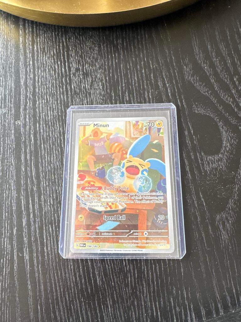 Minun Pokémon Kaart - Nieuwstaat ❗️MOET WEG❗️, Ophalen of Verzenden, Nieuw, Overige typen, Overige merken