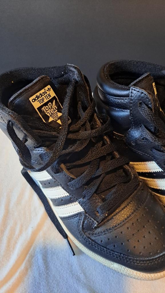 Adidas Top Ten sneakers zwart, maat 38, Kleding | Dames, Schoenen, Ophalen of Verzenden, Gedragen, Zwart
