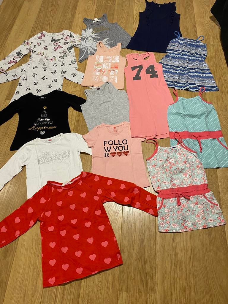 Pakket mooie meisjes kleding maat 110, Ophalen of Verzenden, Gebruikt, Meisje, Setje