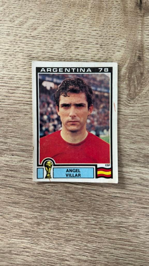 Panini Argentina 78 plaatje Villar WK 78, Hobby en Vrije tijd, Stickers en Plaatjes, Zo goed als nieuw, Sticker, Verzenden