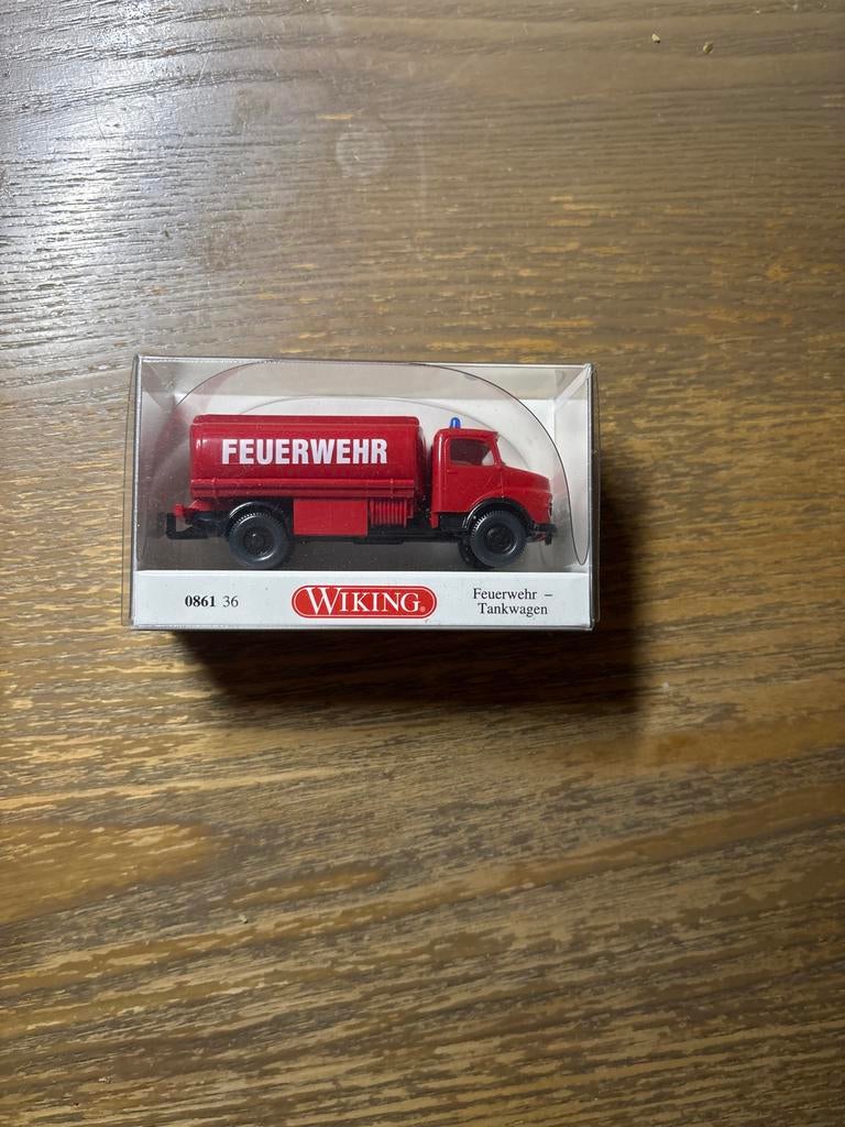 Wiking Feuerwehr Tankwagen, Ophalen of Verzenden, Nieuw, Wiking