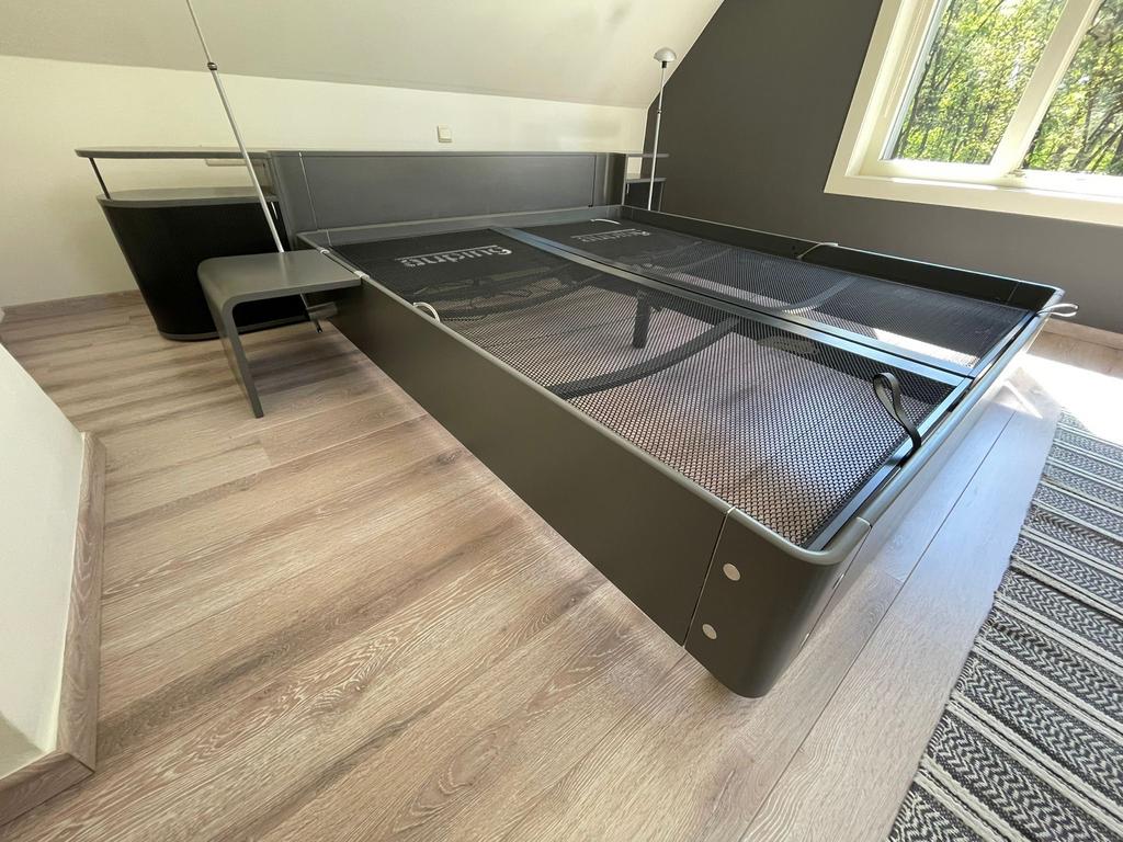 Auping Auronde bed 180x200 met verstelbare spiraalbodems, Huis en Inrichting, Ophalen, Tweepersoons, 180 cm, 200 cm