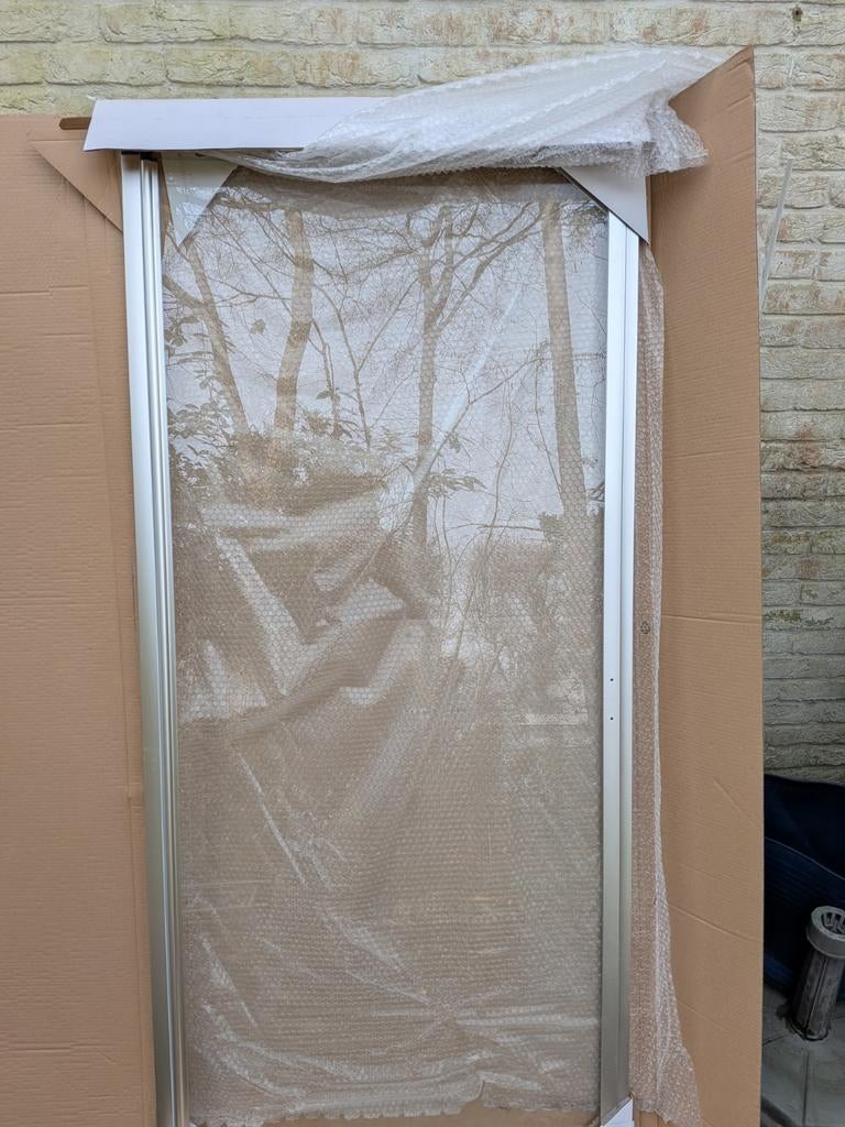 DUSAR ST GLASS-5 douchedeur 90x185 cm, Ophalen, Nieuw