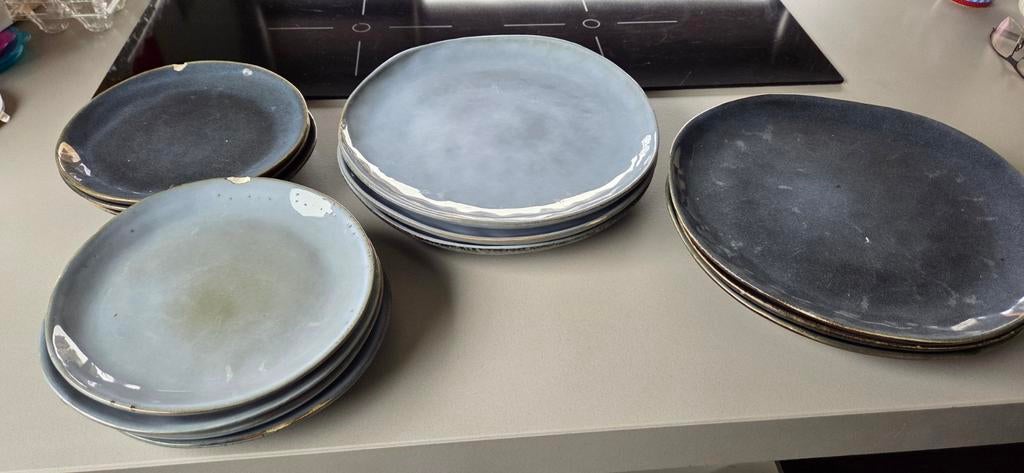 6x Diner en 6x ontbijtborden, Ophalen