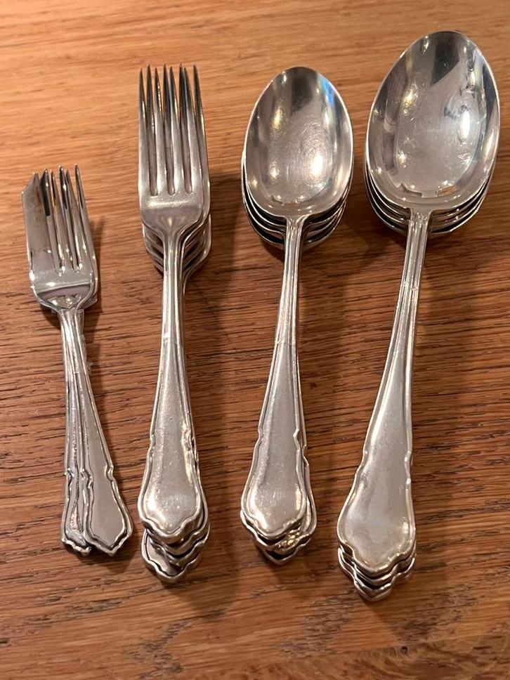 Espn verzilverd bestek sheffield england engeland, Antiek en Kunst, Antiek | Bestek, Ophalen of Verzenden