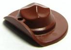 Lego Brown Minifigure, Headgear Hat, Wide Brim Flat, Ophalen of Verzenden, Gebruikt, Losse stenen, Lego