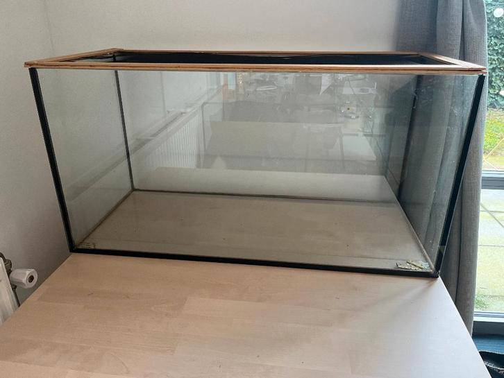 Aquarium terrarium 80x35, Dieren en Toebehoren, Reptielen en Amfibieën | Toebehoren, Zo goed als nieuw, Terrarium of Paludarium