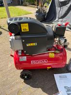 RODA Compressor 24L - Krachtige en Mobiele Luchtcompressor, Ophalen, 6 tot 10 bar, Zo goed als nieuw, 25 tot 100 liter