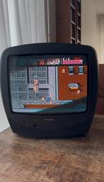 Philips 14PT1553/20  - 14” CRT - PAL NTSC - Retro Gaming, Audio, Tv en Foto, Vintage Televisies, Ophalen, Gebruikt, Minder dan 40 cm