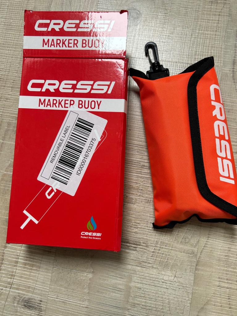 Cressi decoboei Marker Buoy (SMB), Watersport en Boten, Duiken, Ophalen of Verzenden, Zo goed als nieuw, Overige typen