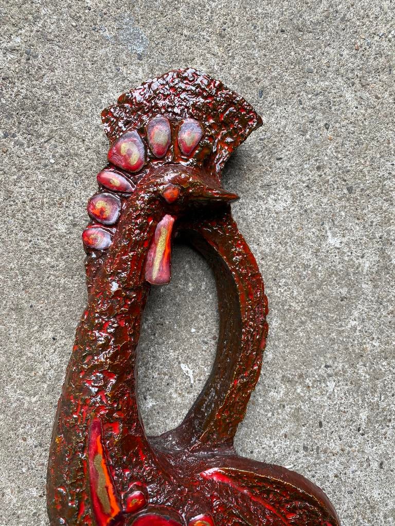 Ars Munda wandsculptuur Vogel , jaren 70, Wandsculptuur, Gebruikt, Duitsland, Ophalen of Verzenden