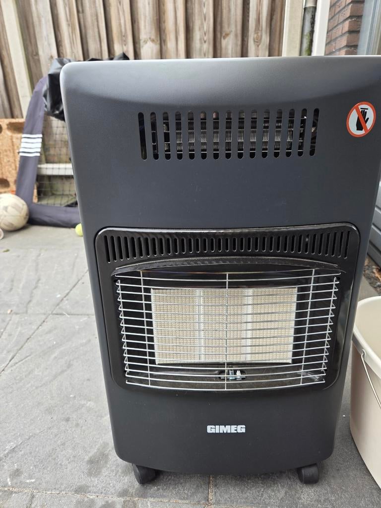 Gimeg GRK-100T Turbo gaskachel + elektrische kachel (4,2 kW), Ophalen, Gas, Gaskachel