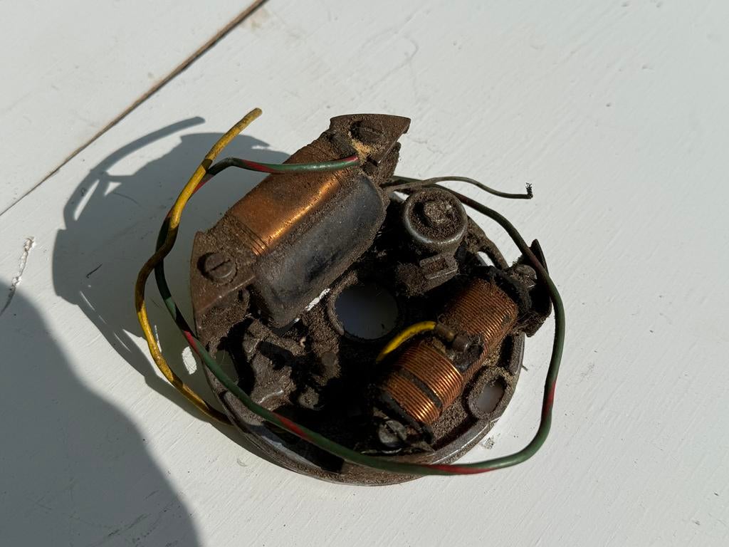 Grondpaat ontsteking met spoellen, Ophalen of Verzenden, Gebruikt, Blok