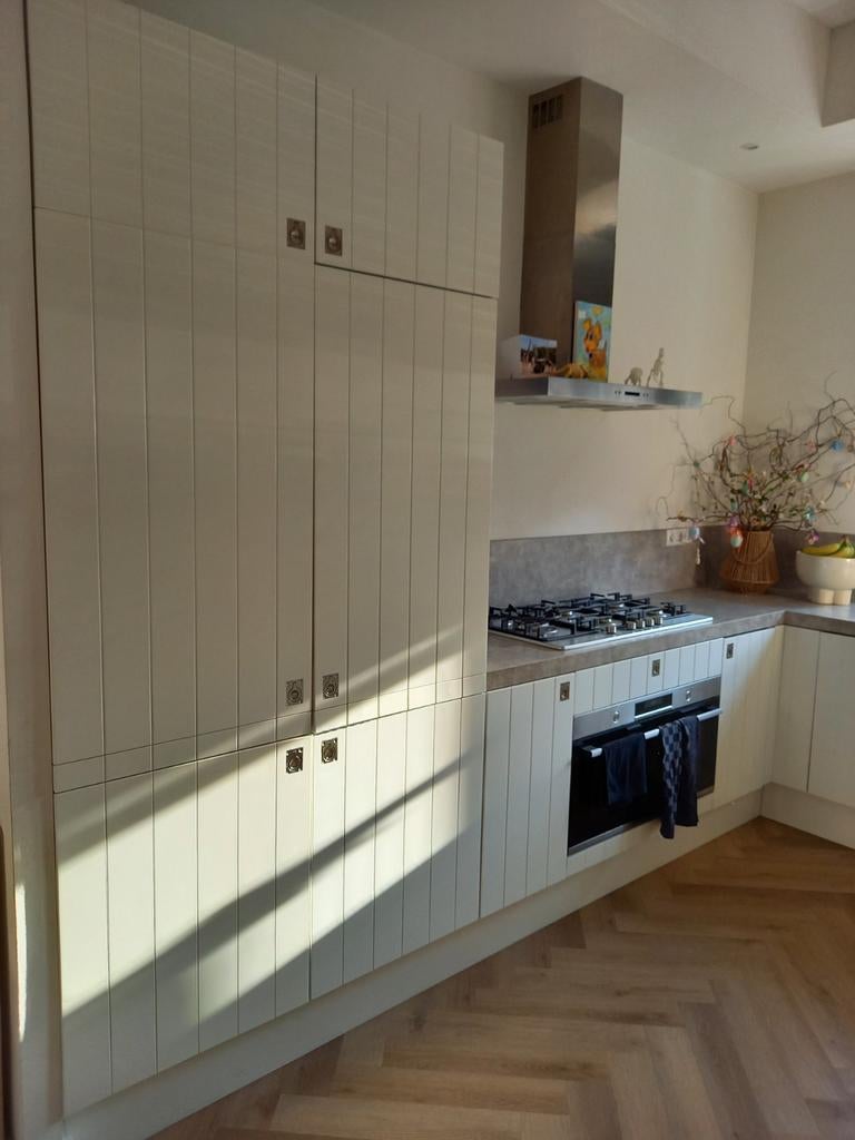 Bruynzeel keuken inclusief apparatuur, Ophalen, Gebruikt, Wit, Enkelwandige keuken