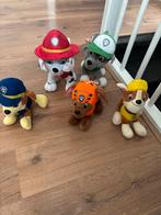 Paw Patrol Knuffels Set - Marshall, Chase, Rubble, Rocky, Ophalen of Verzenden, Gebruikt, Hond
