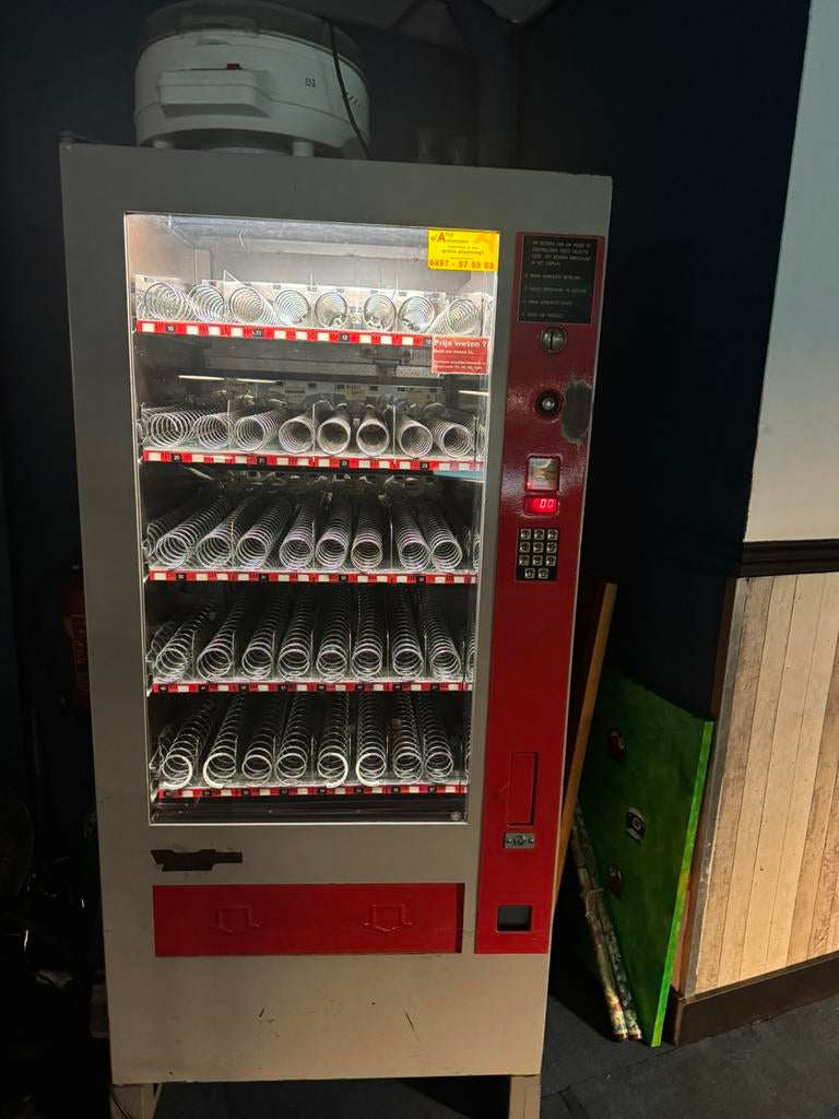 Professionele snoep automaat, Ophalen, Zo goed als nieuw