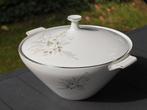 1970 Vintage H&C Selb Bavaria Soepterrine met Zilverrand, Antiek en Kunst, Ophalen of Verzenden