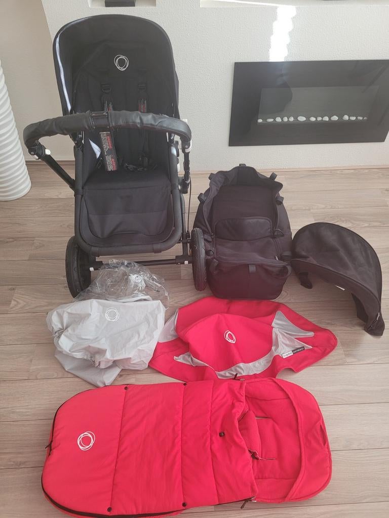 Bugaboo Cameleon 3 kinderwagen zwart zeer netjes en compleet, Kinderen en Baby's, Kinderwagens en Combinaties, Ophalen, Zo goed als nieuw