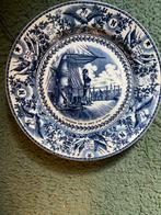 Napoleon porseleinen bord Societe Ceramique Maastricht, Ophalen of Verzenden