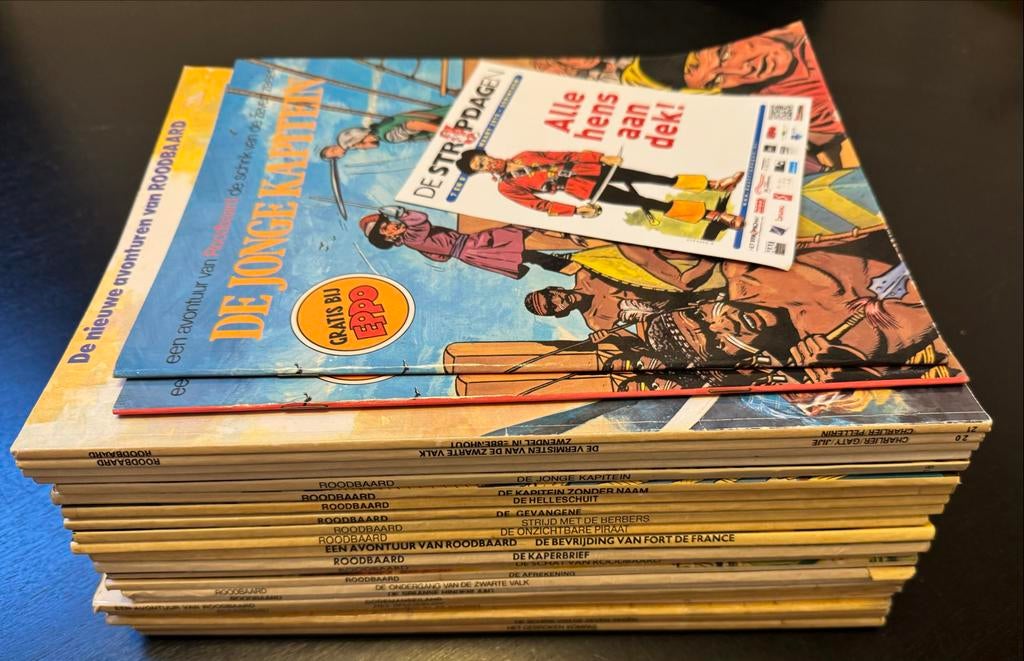 Roodbaard stripboeken, Boeken, Complete serie of reeks, Ophalen of Verzenden, Gelezen