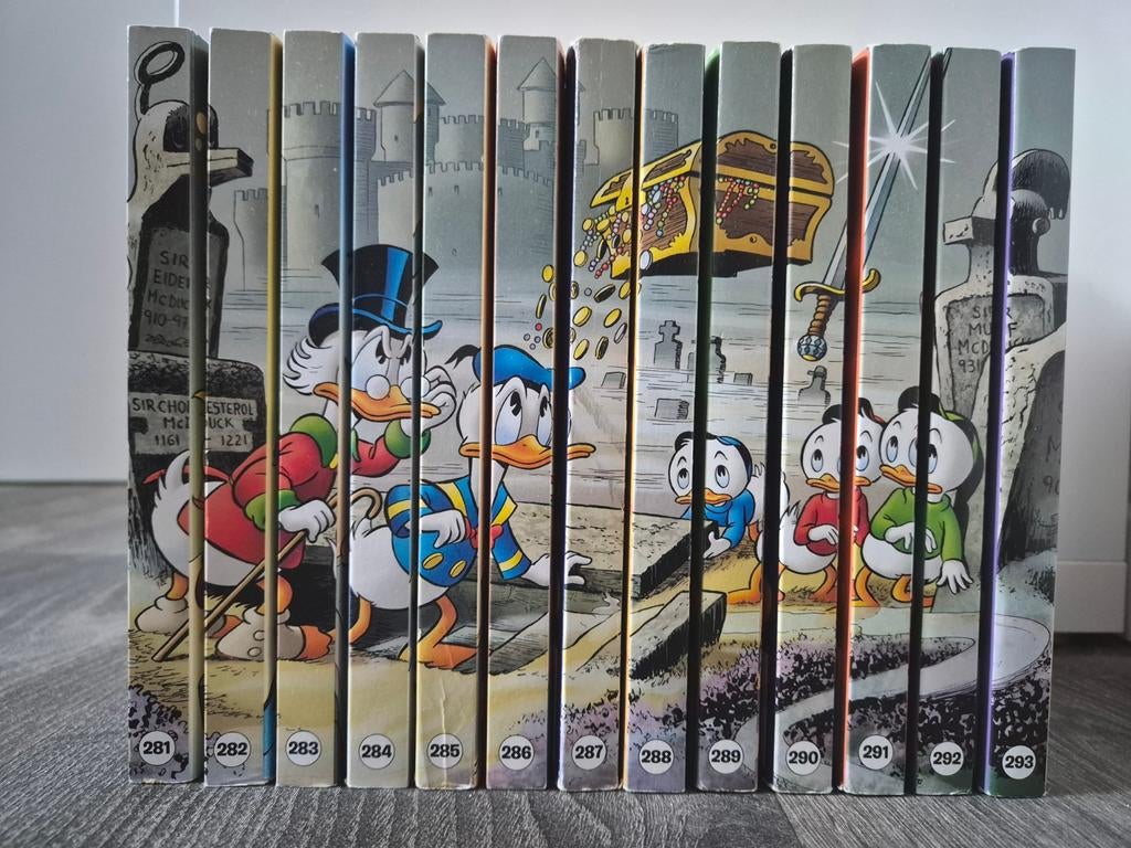 5 complete series Donald duck pockets, vraagprijs vanaf, Complete serie of reeks, Ophalen of Verzenden, Gelezen