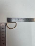 D ringen goudkleurig 3 cm breed 10 stuks, Ophalen of Verzenden, Nieuw, Overige typen