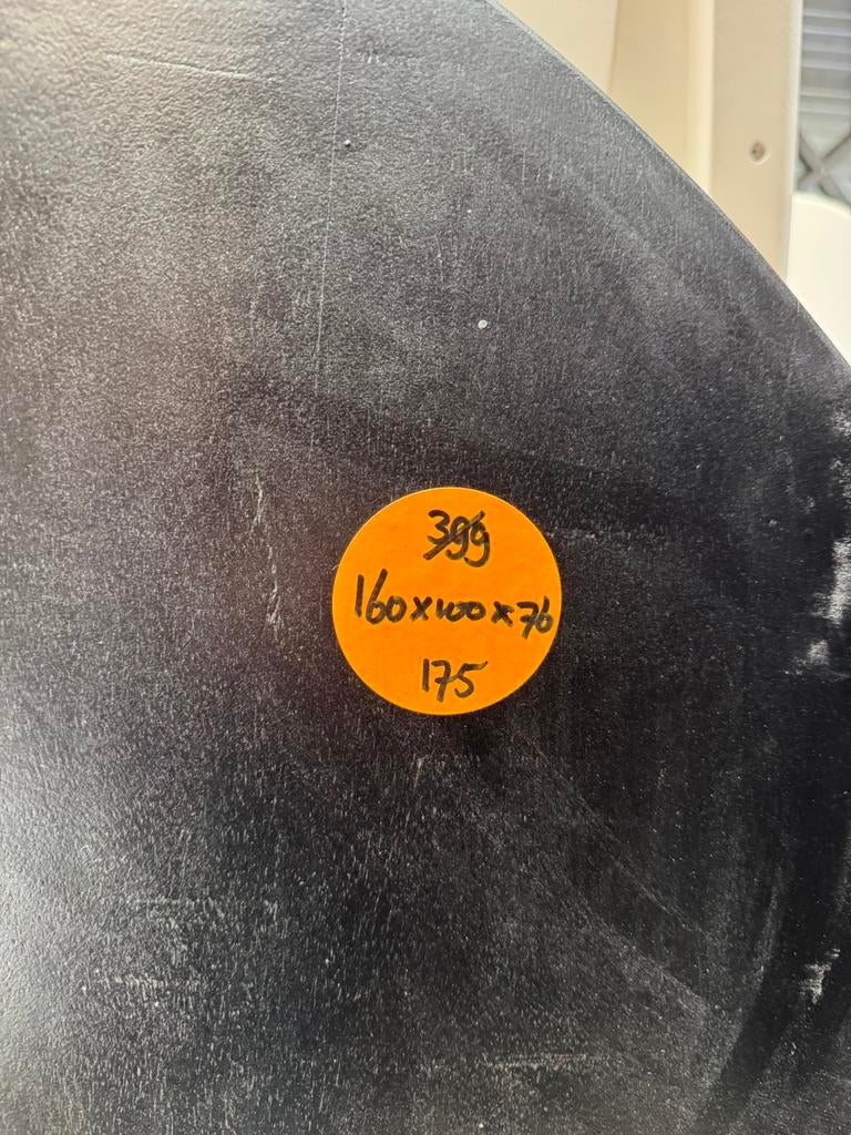 Eettafel mangohout ovaal 160x100x76 cm, Ophalen, Overige materialen, 100 tot 150 cm, Nieuw