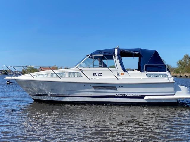 Marex 280 Holiday (bj 2005), Gebruikt, 50 pk of meer, Diesel, Polyester