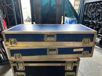 flightcase blauw + inhoud 4x sunstrips, Muziek en Instrumenten, Ophalen, Gebruikt, Overige instrumenten, Flightcase
