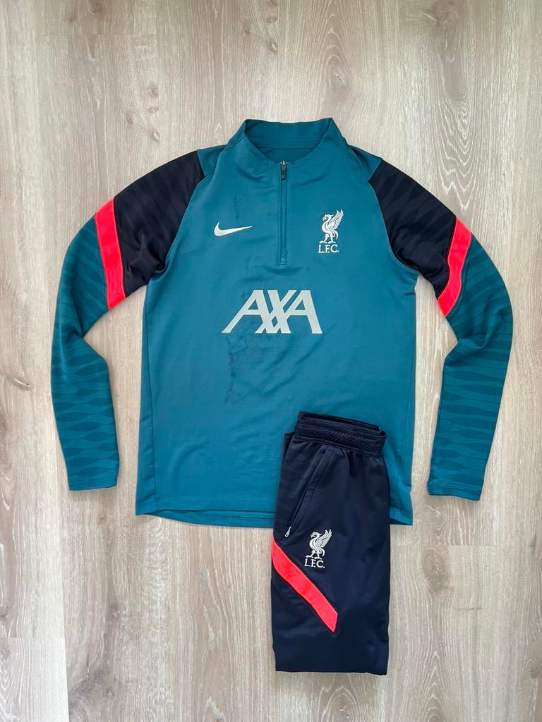 Liverpool trainingspak Nike 21/22 maat 170/XS, Ophalen of Verzenden, Nike, Nike, Voetbal