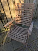 Houten verstelbare tuinstoel, Ophalen, Nieuw, Wicker