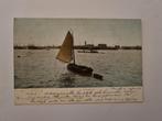 Rotterdam met ( Zeilboot) aan de Maas., Verzamelen, Ophalen of Verzenden, Voor 1920, Zuid-Holland