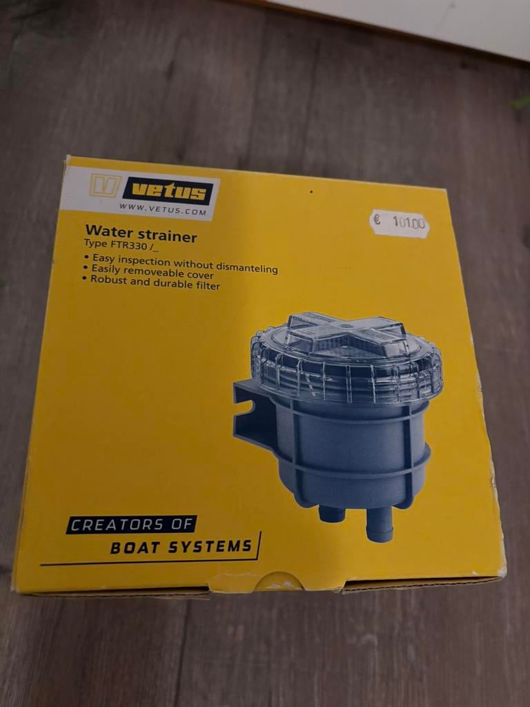VETUS Koelwaterfilter type FTR 330, Watersport en Boten, Ophalen, Nieuw, Motor en Techniek, Zeilboot of Motorboot