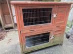 Gratis goed gebruikt konijnenhok, Dieren en Toebehoren, Knaagdieren en Konijnen | Hokken en Kooien, Ophalen, 90 cm of meer, Hok